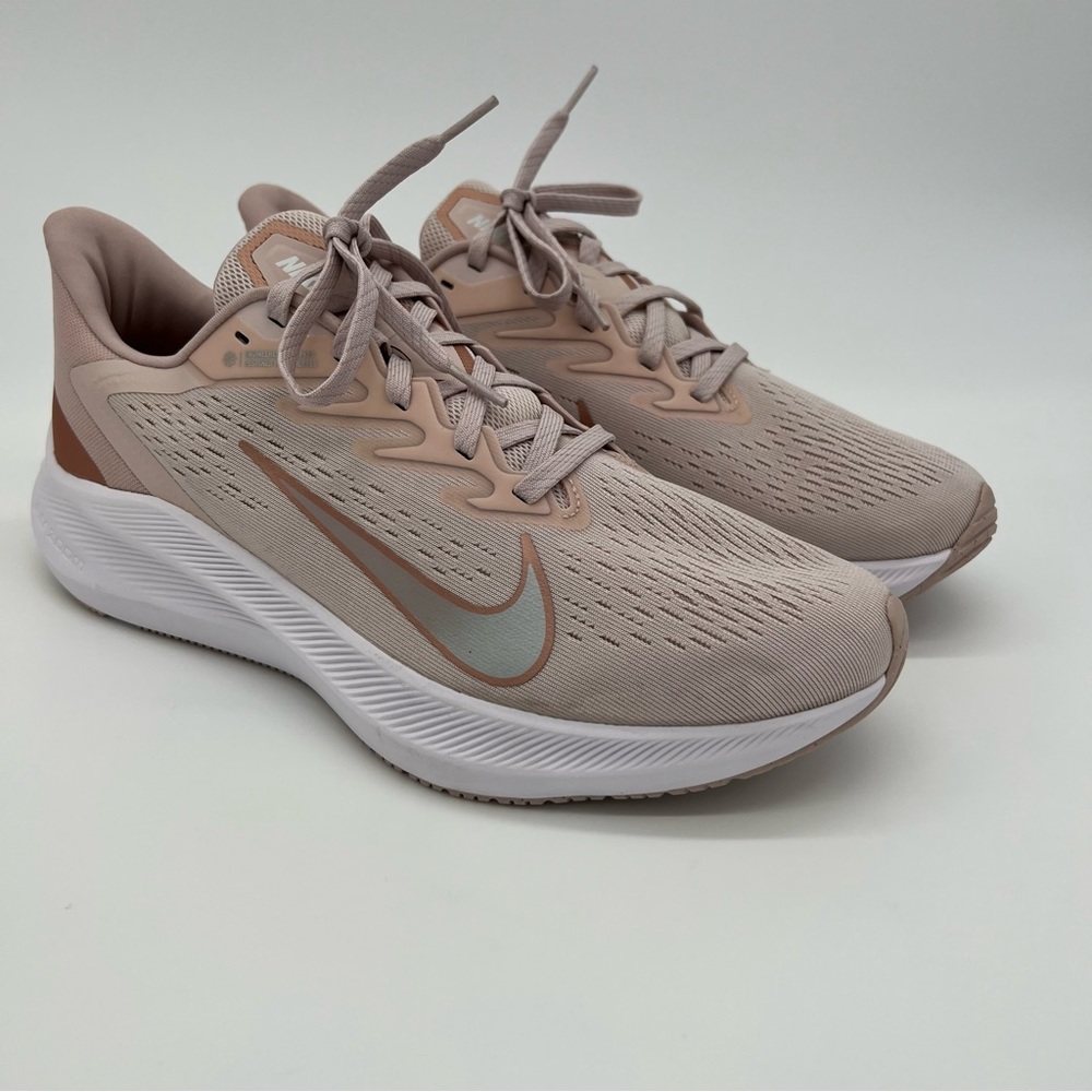 Nike Women's Zoom Winflo 7 'Barely Rose' CJ0302-601 Running Training Sneakers - Picture 4 of 14